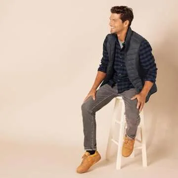 Water-Resistant Lightweight Puffer Vest for Men