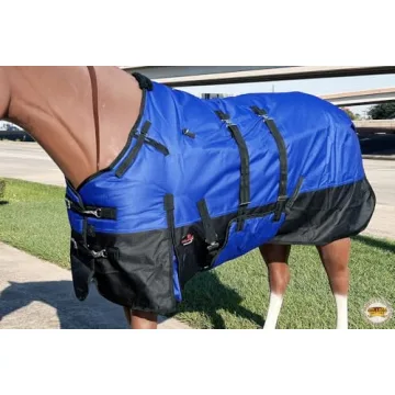 HILASON 1200D Waterproof Poly Horse Blanket - Heavy Duty