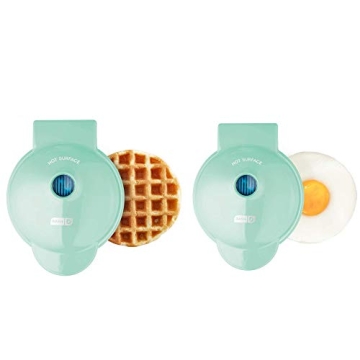 Compact DASH Mini Waffle Maker Set for Quick Meals