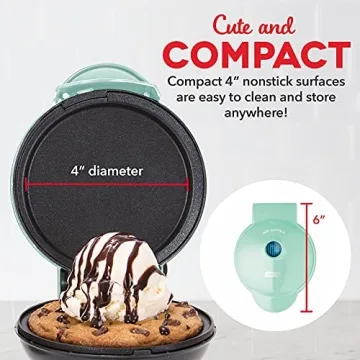 Compact DASH Mini Waffle Maker Set for Quick Meals