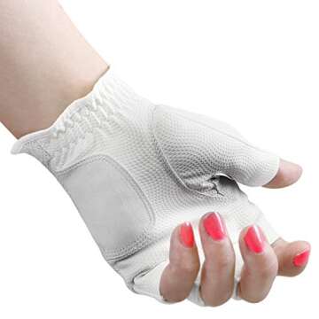 Powerbilt Countess Half-Finger Golf Glove