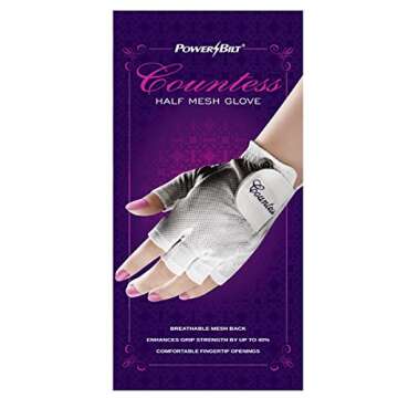 Powerbilt Countess Half-Finger Golf Glove