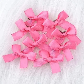 Pink Bow Hair Clips Cute Accessories for Girls