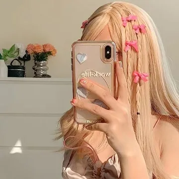 Pink Bow Hair Clips Cute Accessories for Girls