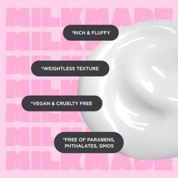 Cake Beauty, Shea Butter Body Cream Body Lotion For Women Dry Skin, Basic, Milk Made Indulgent, 7 Fl Oz