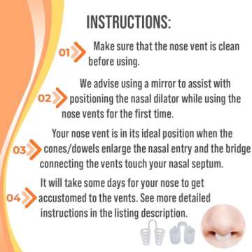 Mobi Lock Reusable Nose Vent Sinus Relief Dilator Pack