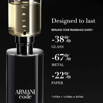 Armani Code Eau de Toilette for Men - 6.7 Fl Oz Luxury Cologne
