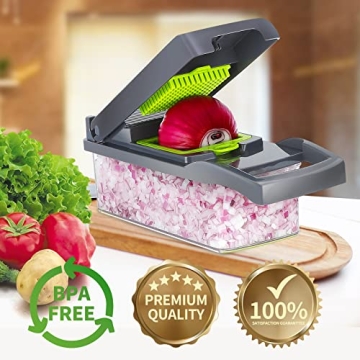 12-in-1 Multi-Functional Vegetable Chopper for Kitchen Efficiency