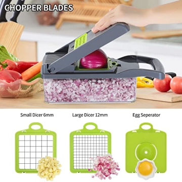 12-in-1 Multi-Functional Vegetable Chopper for Kitchen Efficiency