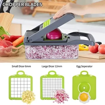 12-in-1 Multi-Functional Vegetable Chopper for Kitchen Efficiency