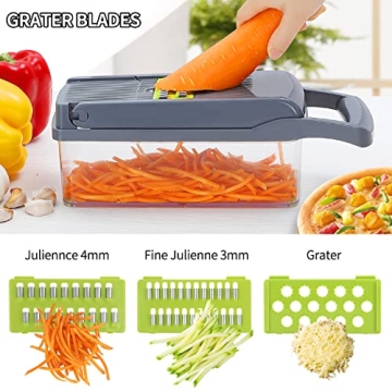 12-in-1 Multi-Functional Vegetable Chopper for Kitchen Efficiency