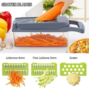 12-in-1 Multi-Functional Vegetable Chopper for Kitchen Efficiency