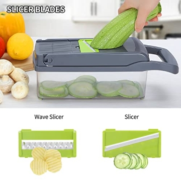 12-in-1 Multi-Functional Vegetable Chopper for Kitchen Efficiency