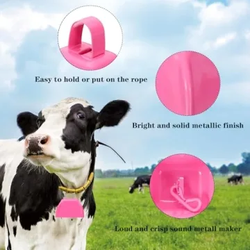 Colorful HEYLEAYAR 3Inch Cowbells for Events