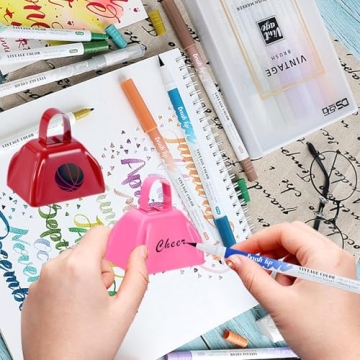 Colorful HEYLEAYAR 3Inch Cowbells for Events