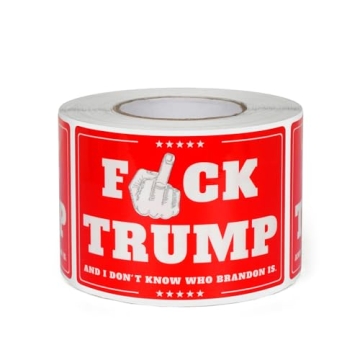 ASUNO Anti-Trump 2024 Sticker - I Don't Know Who Brandon Is - 300 PCS