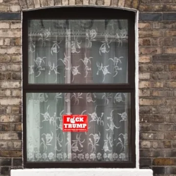 Anti-Trump 2024 Bumper Sticker 300 PCS - Red Vinyl