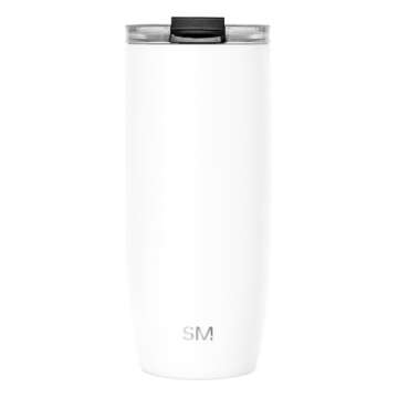 Simple Modern Travel Coffee Mug Tumbler with Flip Lid | Reusable Insulated Stainless Steel Cold Brew...