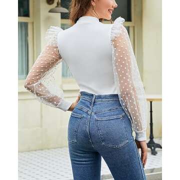 Stylish WAYMAKER Women's Long Sleeve Bodysuit