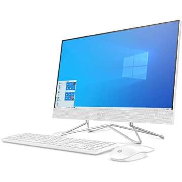HP 24-inch All-in-One Touchscreen Desktop Computer, AMD Athlon Silver 3050U Processor, 4 GB RAM, 256...