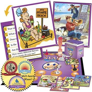 Stare Junior — The Exciting, Award-Winning Game of Memory and Observation — Fun & Educational for The Whole Family, Ages 6 and Up