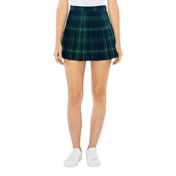 Stylish American Apparel Women's Plaid Tennis Skirt