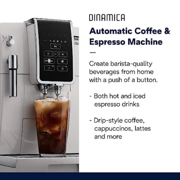De'Longhi Dinamica Espresso Machine with Built-In Grinder