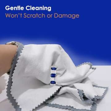 Peaknip Extra-Large Jewelry Cleaning & Polishing Cloth 11x14