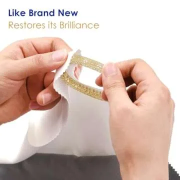 Eco-Friendly Jewelry Cleaning Cloth for Gold & Silver