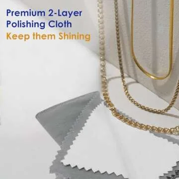 Eco-Friendly Jewelry Cleaning Cloth for Gold & Silver