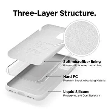 elago Liquid Silicone Case Designed for iPhone 11 Case (6.1"), Premium Silicone, Full Body Protectio...