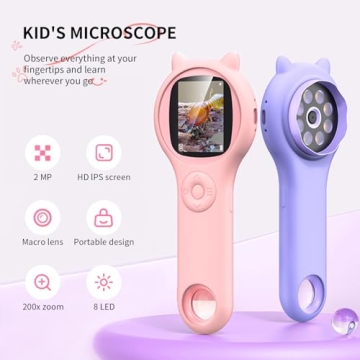 Digital Kids Microscope - Educational Science Toy for Kids