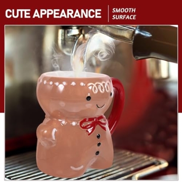 Gingerbread Mug Festive Ceramic Holiday Drinkware