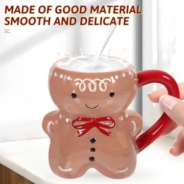 Gingerbread Mug Festive Ceramic Holiday Drinkware