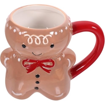 Gingerbread Mug Festive Ceramic Holiday Drinkware
