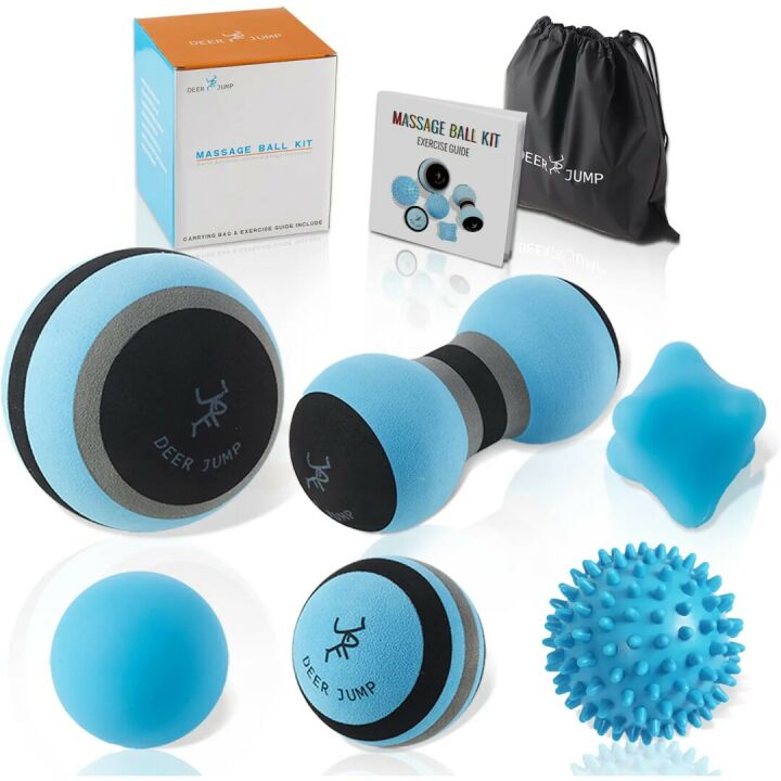 6-Piece Massage Ball Set for Myofascial Relief