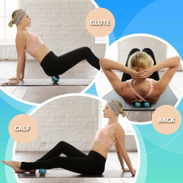 6-Piece Massage Ball Set for Myofascial Relief