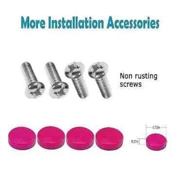 Buy BGGTMO Pink License Plate Frames - Stylish & Durable