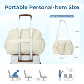 CLUCI Duffle Bag for Stylish Travel and Gym Use