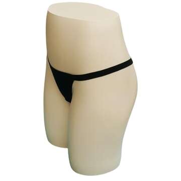 Zofirao Women's Cotton Spandex Thong Underwear 5 Pack