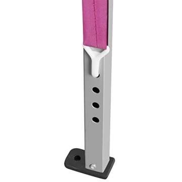 10 x 10 ft Pop-Up Canopy Tent Gazebo for Beach Tailgating Party (Pink2)