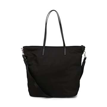 Prada Women's Black Nylon Shopping Tote 1BG189