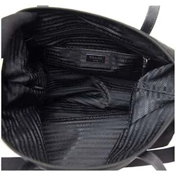 Stylish Prada Women's Black Nylon Shopping Tote 1BG189