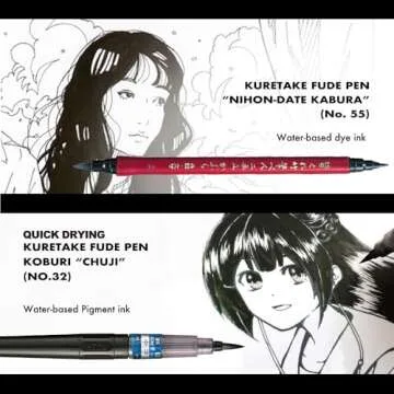Kuretake Zig Inktober Special Set for Manga Drawing