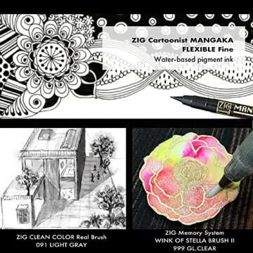 Kuretake Zig Inktober Special Set for Manga Drawing