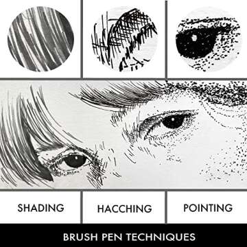 Kuretake Zig Inktober Special Set for Manga Drawing