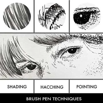 Kuretake Zig Inktober Special Set for Manga Drawing