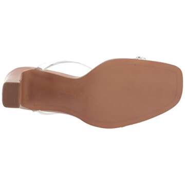 STEVEN by Steve Madden Women's Jersey Heeled Sandal, Blush Multi, 8.5 M US