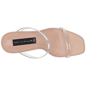 STEVEN by Steve Madden Women's Jersey Heeled Sandal, Blush Multi, 8.5 M US