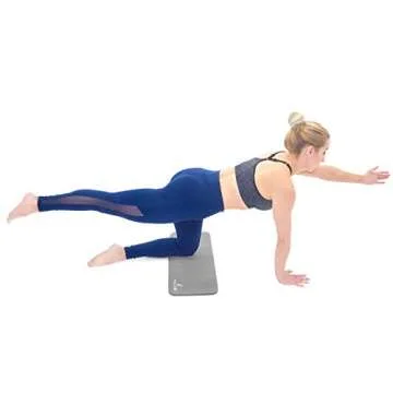 ProsourceFit Extra Thick Yoga Knee Pad and Elbow Cushion 15mm (5/8”) Fits Standard Mats for Pain Free Joints in Yoga, Pilates, Floor Workouts